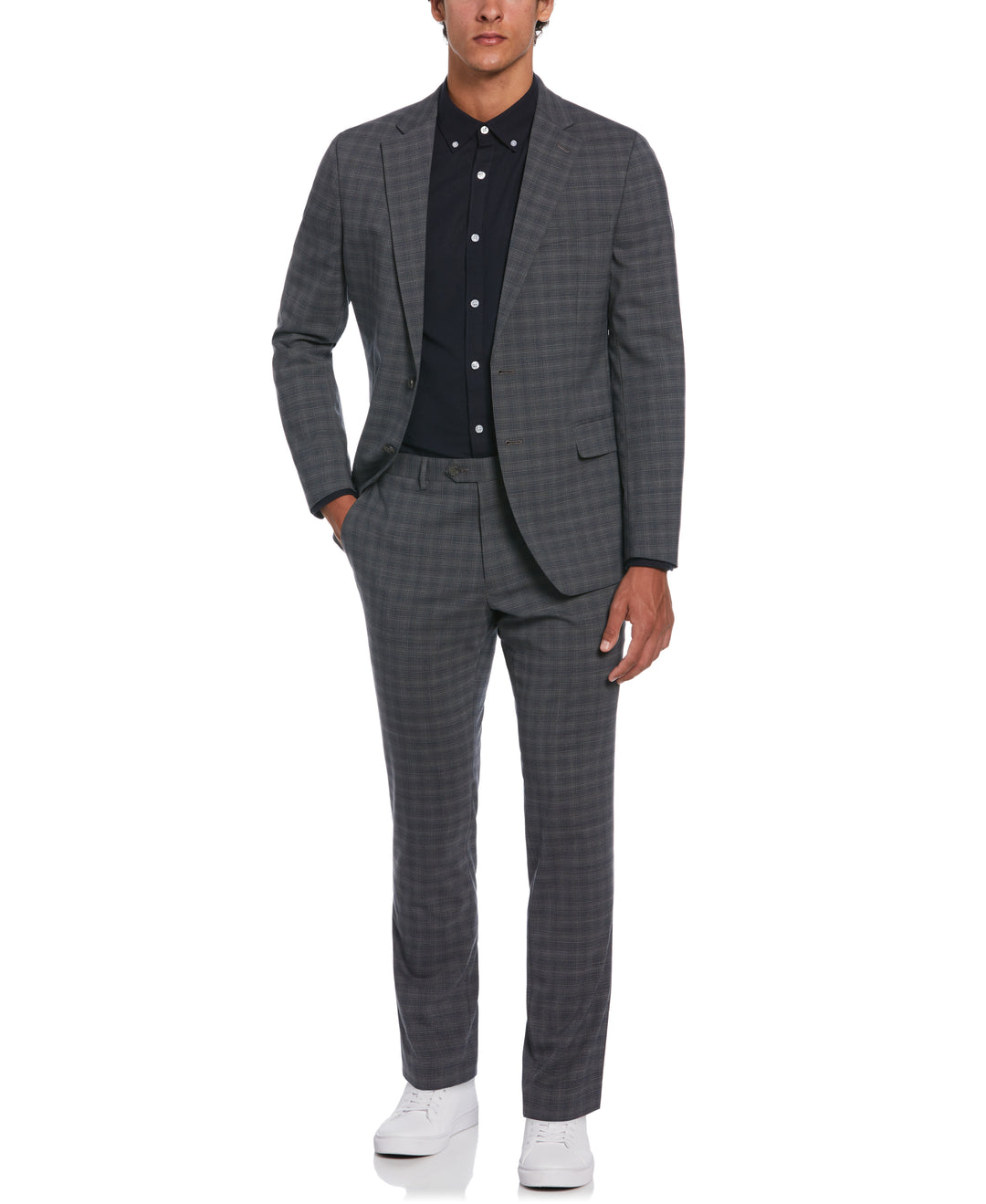 Suit Jacket  (Grey/Blue) 