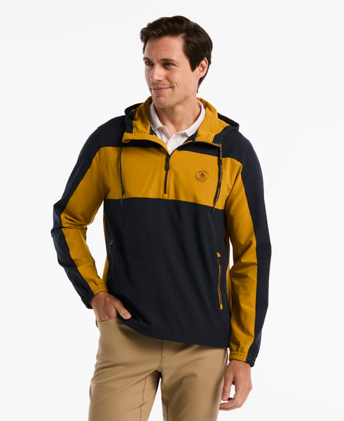 Quarter Zip Color Block Golf Jacket – Original Penguin US