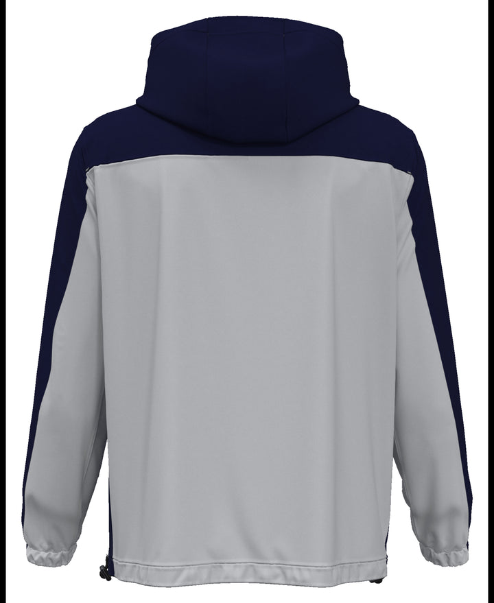 1/4 Zip Color Block Golf Windbreaker Jacket (Black Iris/Pearl Bl) 