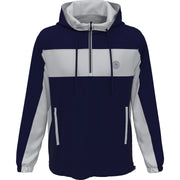 1/4 Zip Color Block Windbreaker (Black Iris/Pearl Bl) 