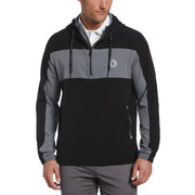 Quarter Zip Colour Block Golf Jacket (Caviar) 
