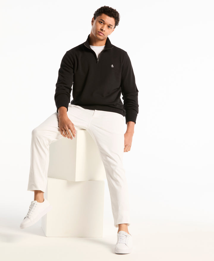 Quarter Zip Core Fleece  (True Black) 