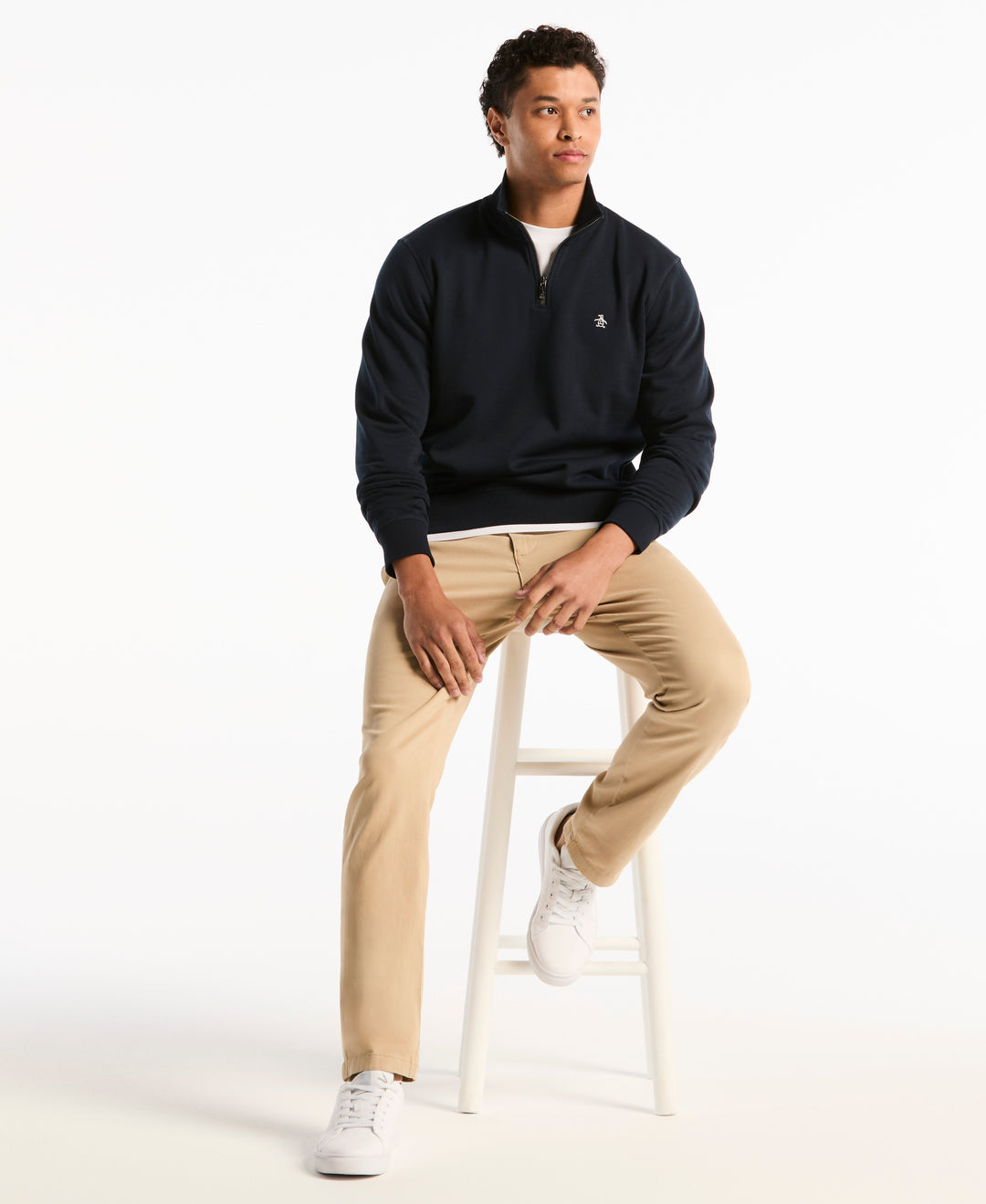 Quarter Zip Core Fleece  (Dark Sapphire) 