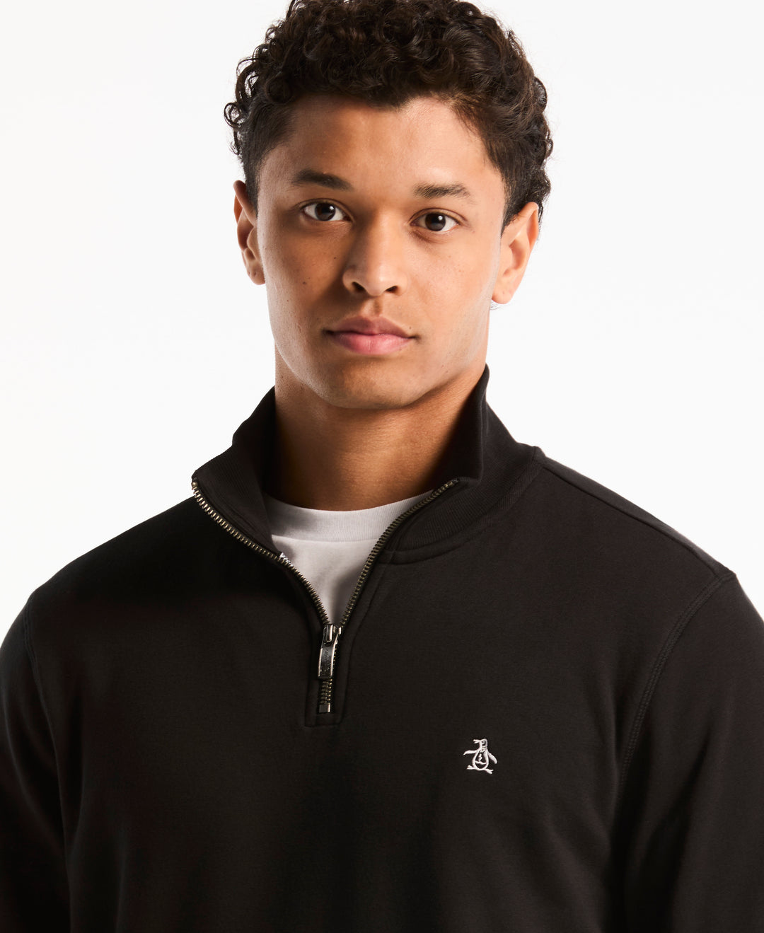 Quarter Zip Core Fleece  (True Black) 