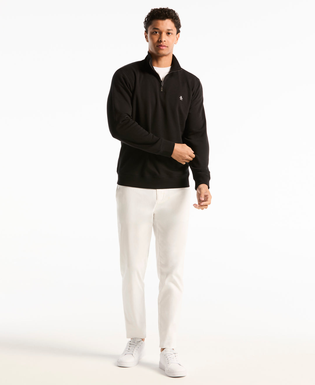 Quarter Zip Core Fleece  (True Black) 