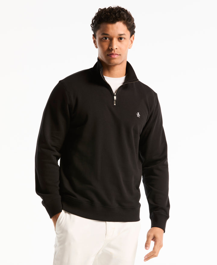 Quarter Zip Core Fleece  (True Black) 