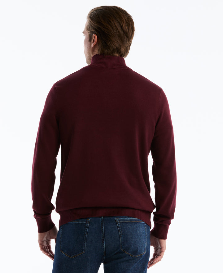Quarter Zip Degrade Striped Sweater (Port Royale) 