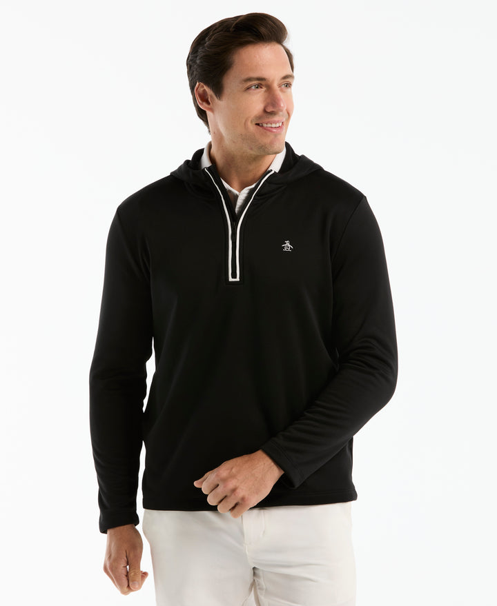Quarter Zip Earl Hoodie-Jackets-Original Penguin