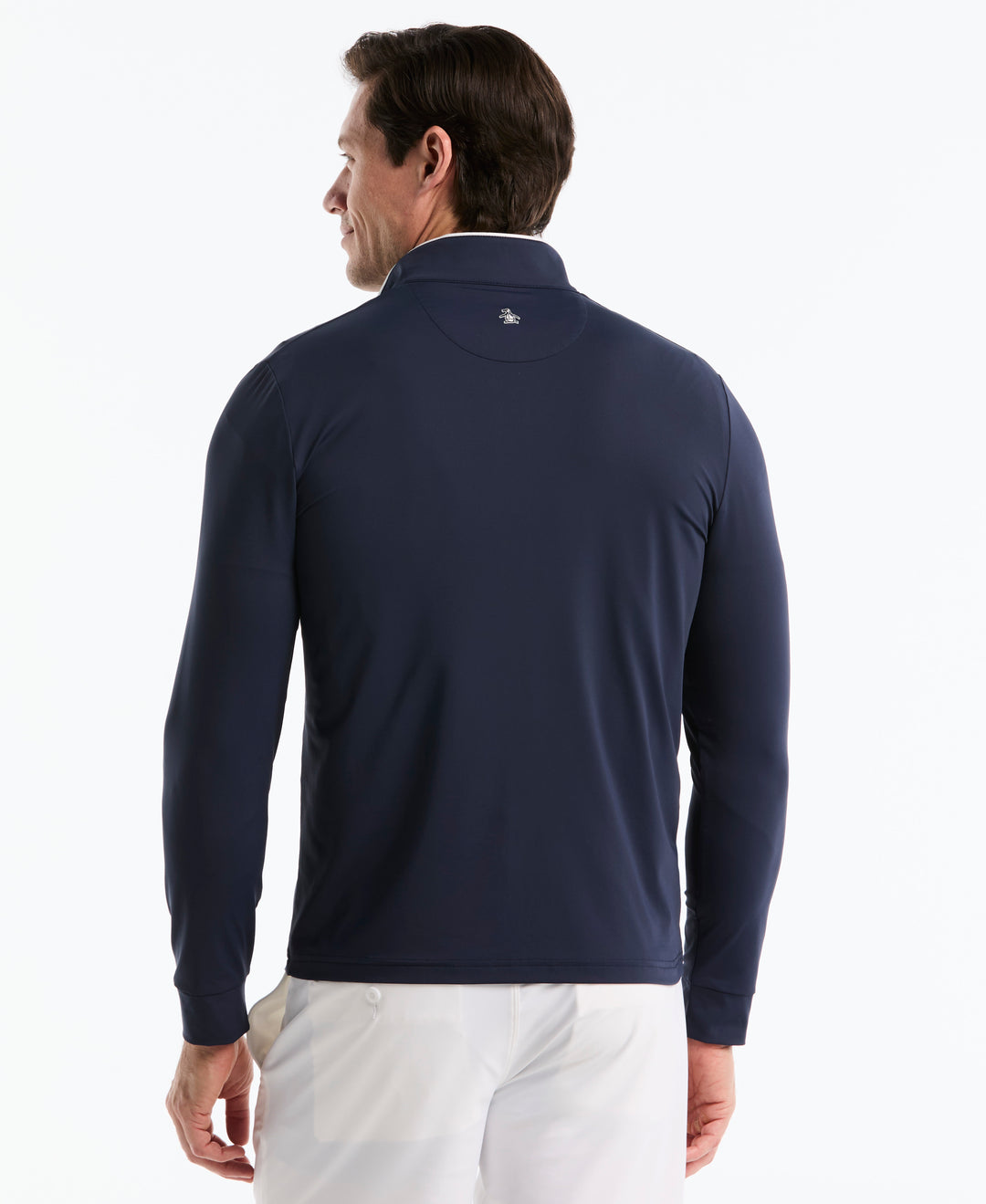 1/4 Zip Technical Earl Golf Shirt (Black Iris) 
