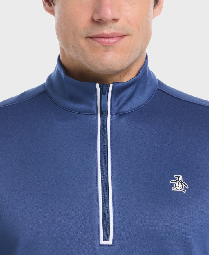 1/4 Zip Golf Pullover (True Navy) 