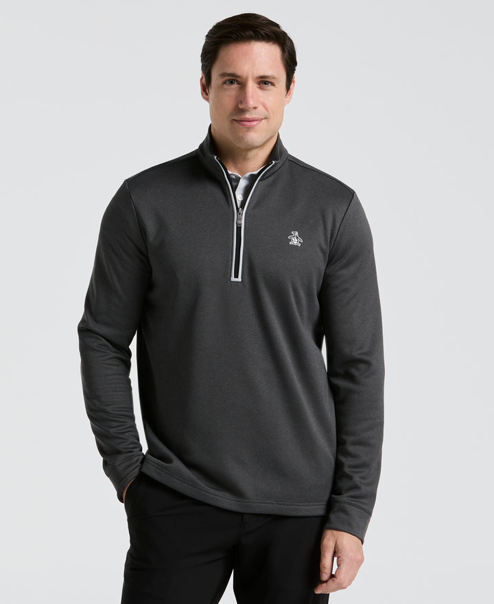 1/4 Zip Golf Pullover (Dark Caviar Heather) 