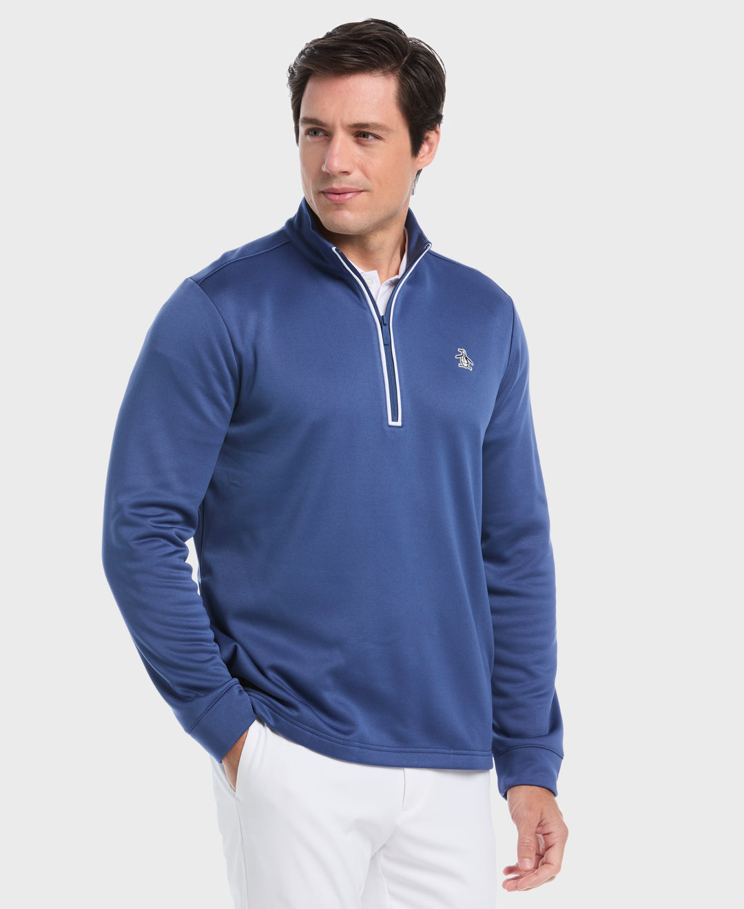 1/4 Zip Golf Pullover (True Navy) 