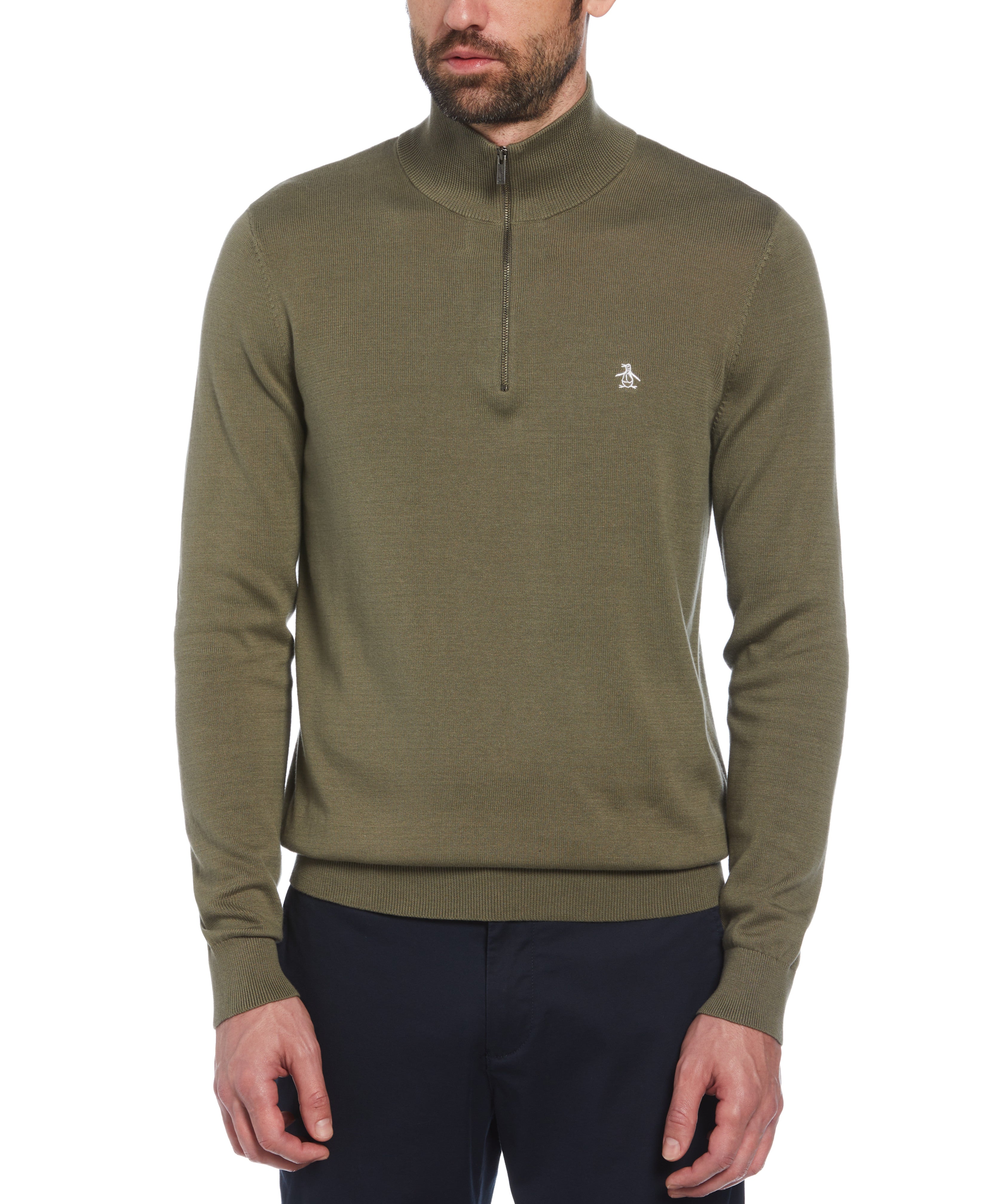 penguin_offcail Quarter Zip Technical Earl™ Golf Sweater – Original Penguin US