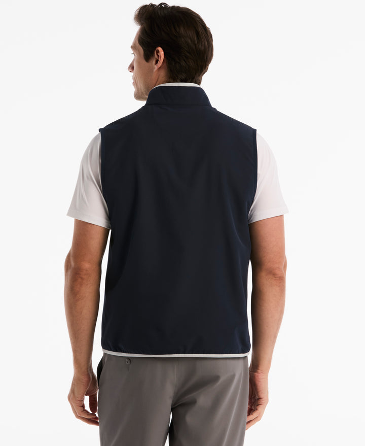 Quarter Zip Lightweight Wind Vest-Outerwear-Original Penguin