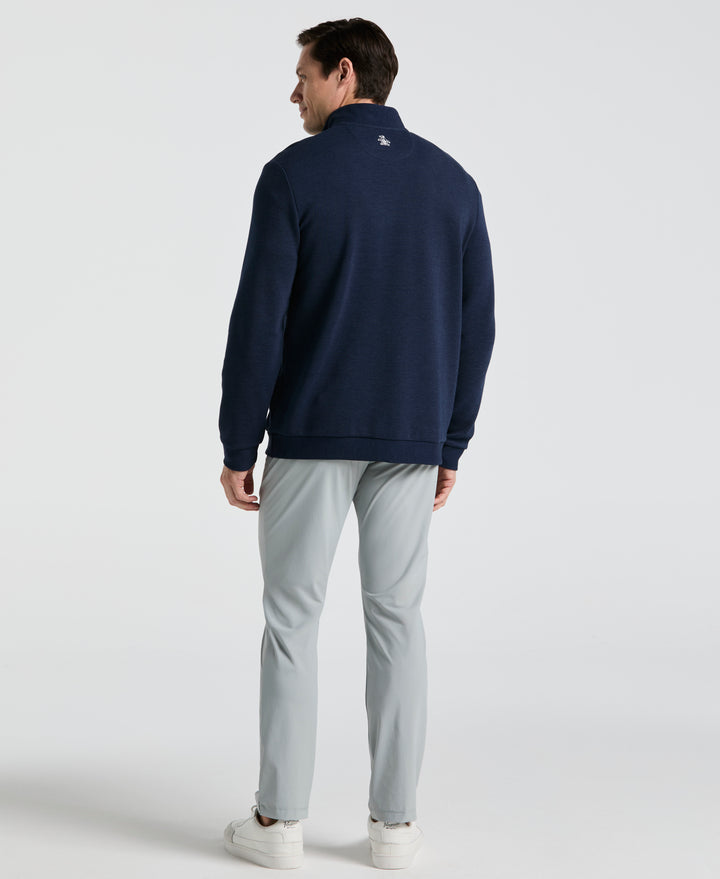 Ottoman Quarter Zip Jacket (Black Iris Bijou Hthr) 