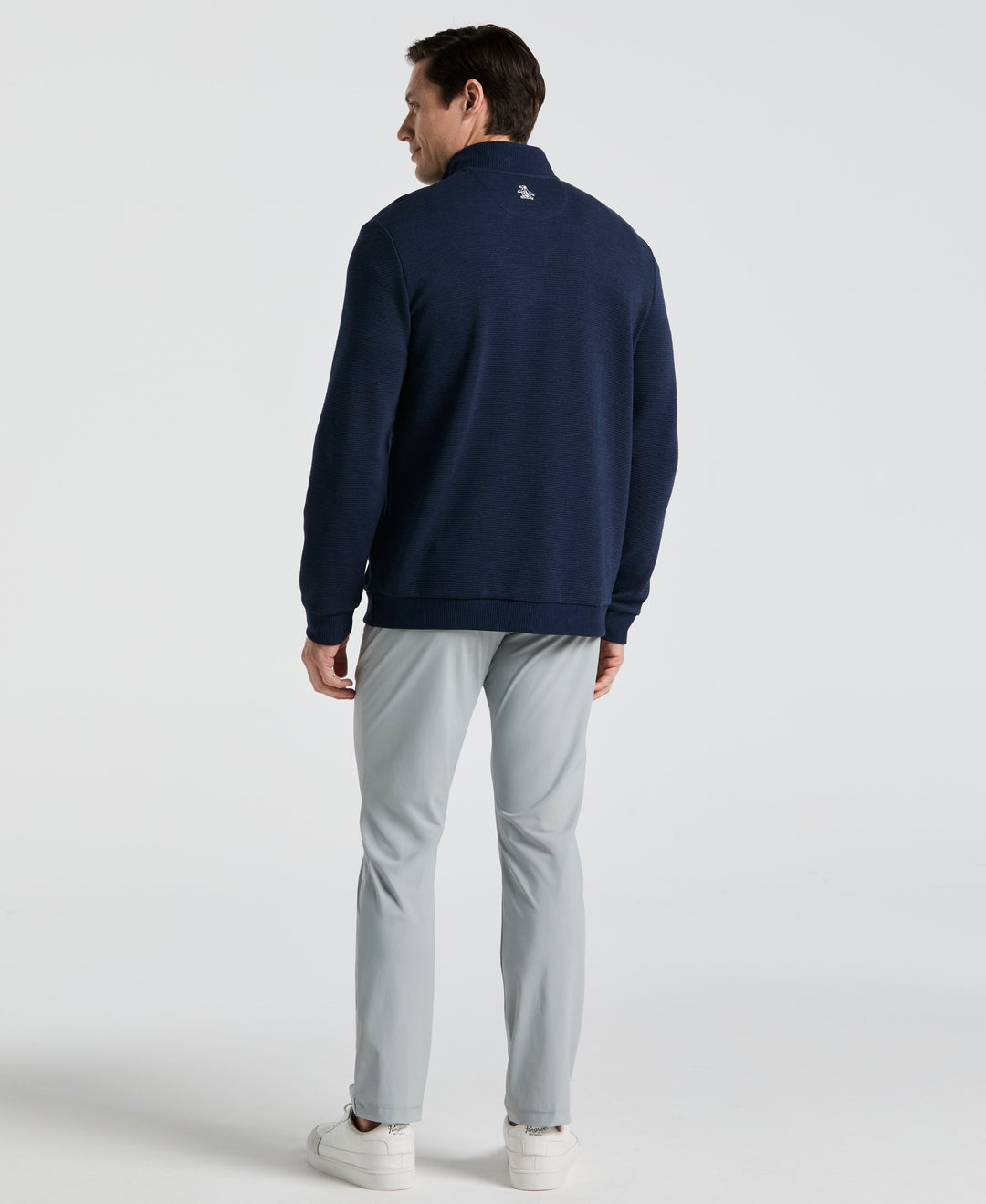 Ottoman Quarter Zip Jacket (Black Iris Bijou Hthr) 