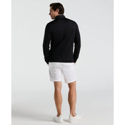Lightweight 1/4" Zip Corded Pullover Golf Base Layer (Caviar) 