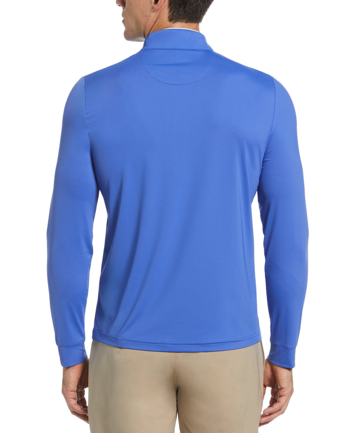 Technical Earl 1/4 Zip Long Sleeve Golf Sweater (Amparo Blue) 