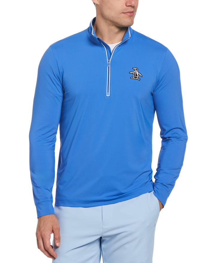 Technical Earl 1/4 Zip Long Sleeve Golf Sweater (Nebulas) 