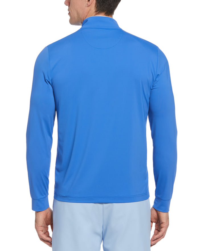 Technical Earl 1/4 Zip Long Sleeve Golf Sweater (Nebulas) 