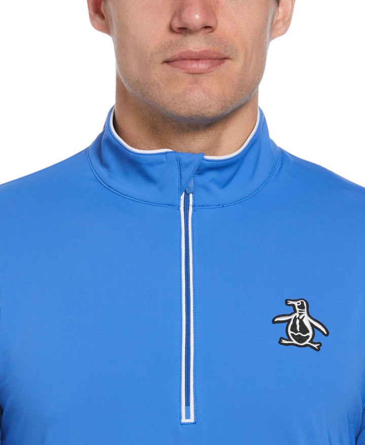 Technical Earl 1/4 Zip Long Sleeve Golf Sweater (Nebulas) 