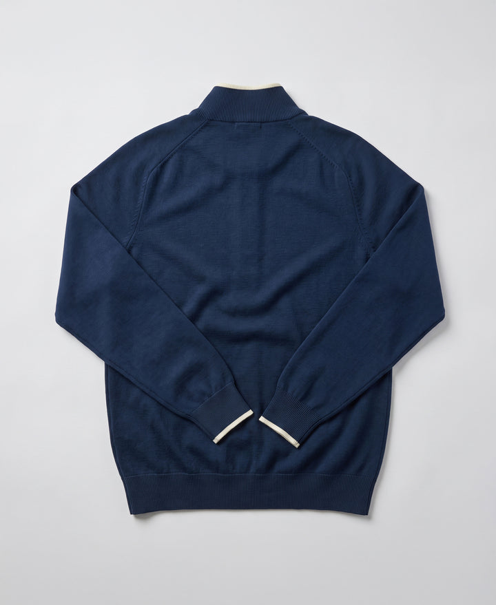 Quarter Zip Heritage Mock Golf Sweater