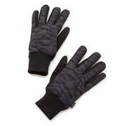 Quilted Pattern Winter Gloves (Caviar) 