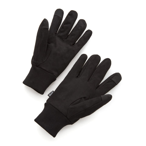 Quilted Pattern Winter Gloves (Caviar) 