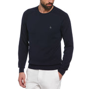 Raglan Crew Neck Sweater (Dark Sapphire) 