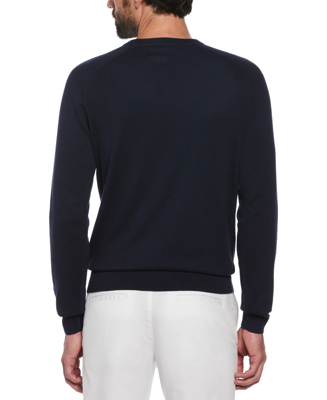 Raglan Crew Neck Sweater (Dark Sapphire) 