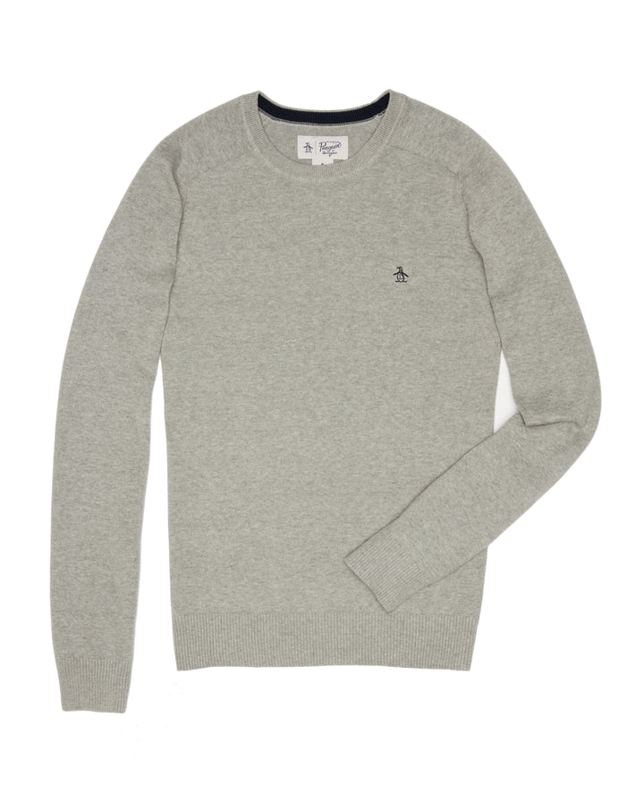 Raglan Crew Neck Sweater (Rain Heather) 