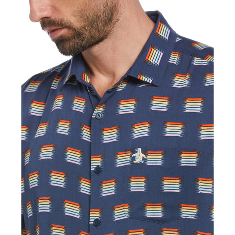 Pride Rainbow Stripe Shirt (Sargasso Sea) 