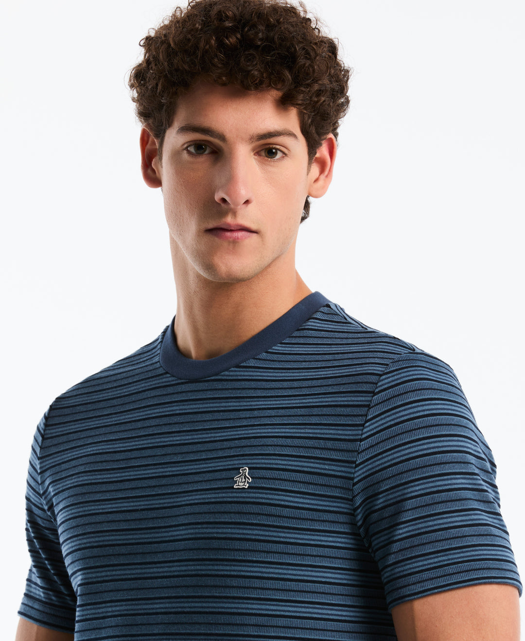Raised Ottoman Stripe Tee (Sargasso Sea) 
