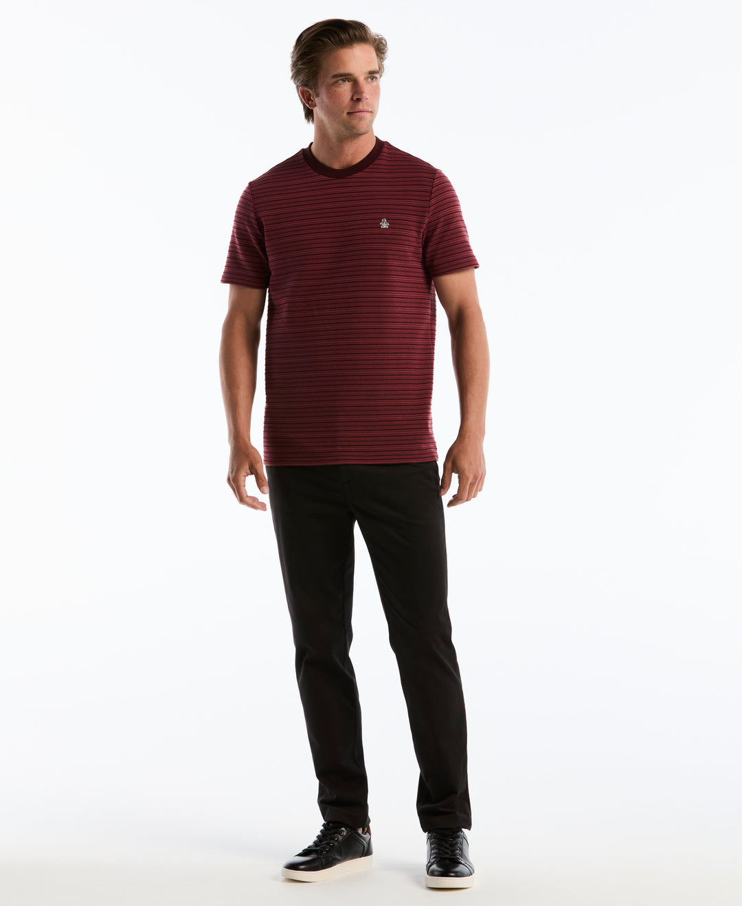 Raised Ottoman Stripe Tee (Port Royale) 