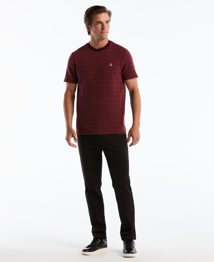 Raised Ottoman Stripe Tee (Port Royale) 