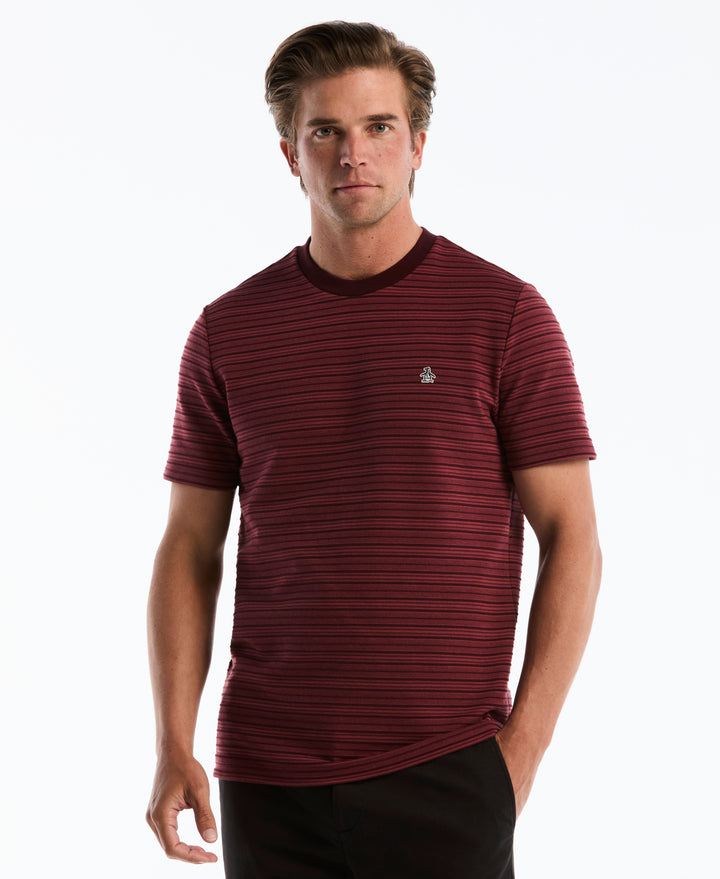 Raised Ottoman Stripe Tee (Port Royale) 