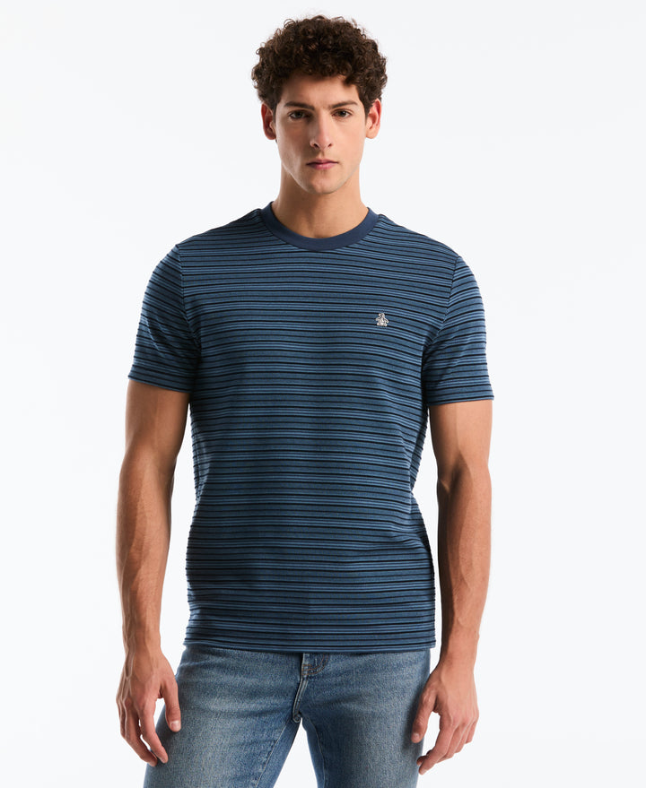Raised Ottoman Stripe Tee (Sargasso Sea) 