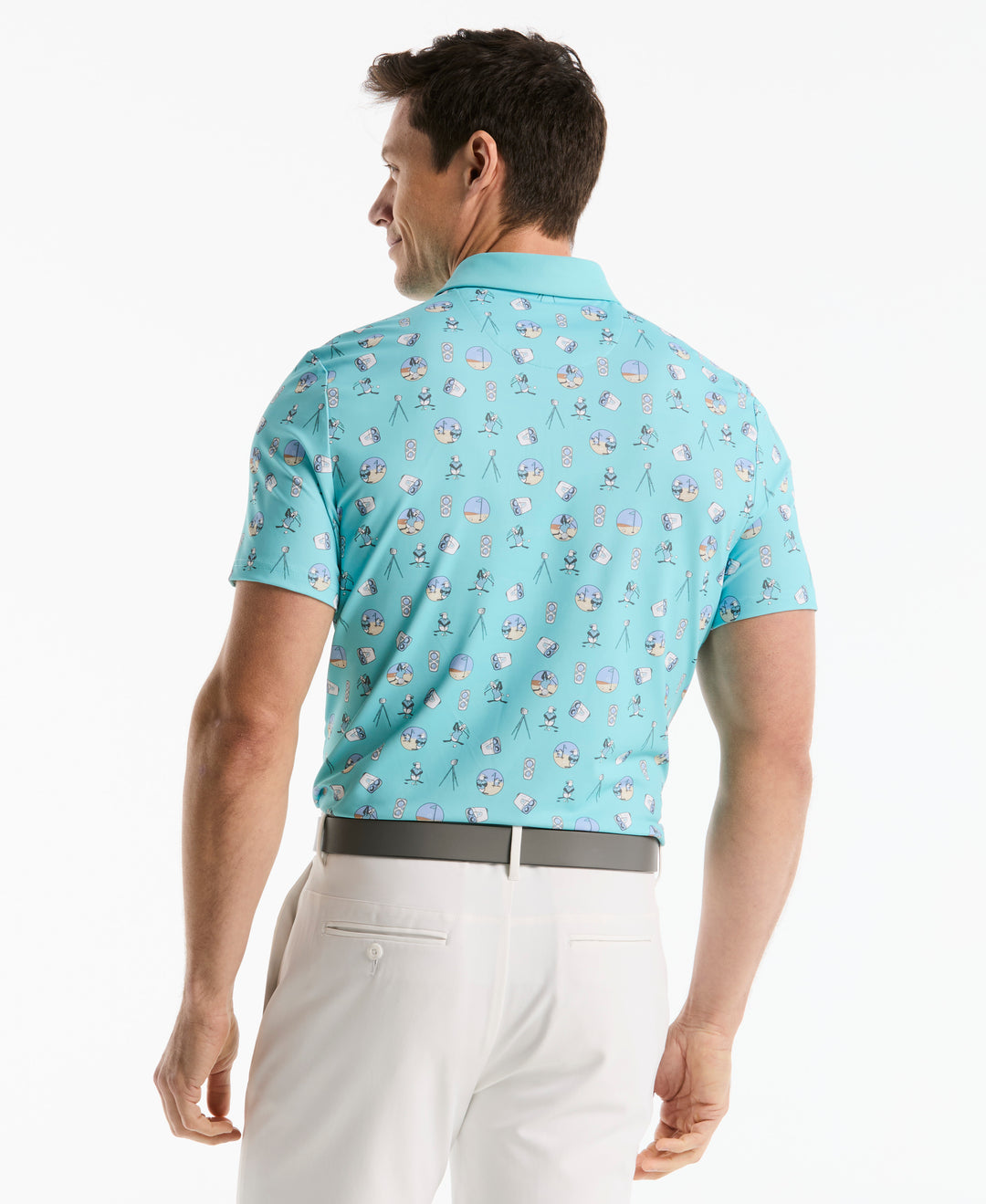 Range Finder Golf Polo (Blue Radience) 