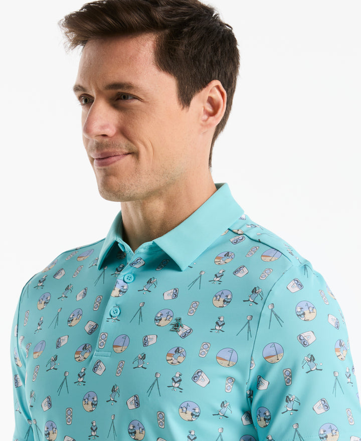 Range Finder Golf Polo (Blue Radience) 