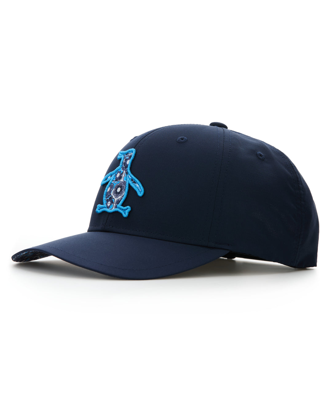 Polyester Retro Floral Pete Performance Cap (Black Iris) 