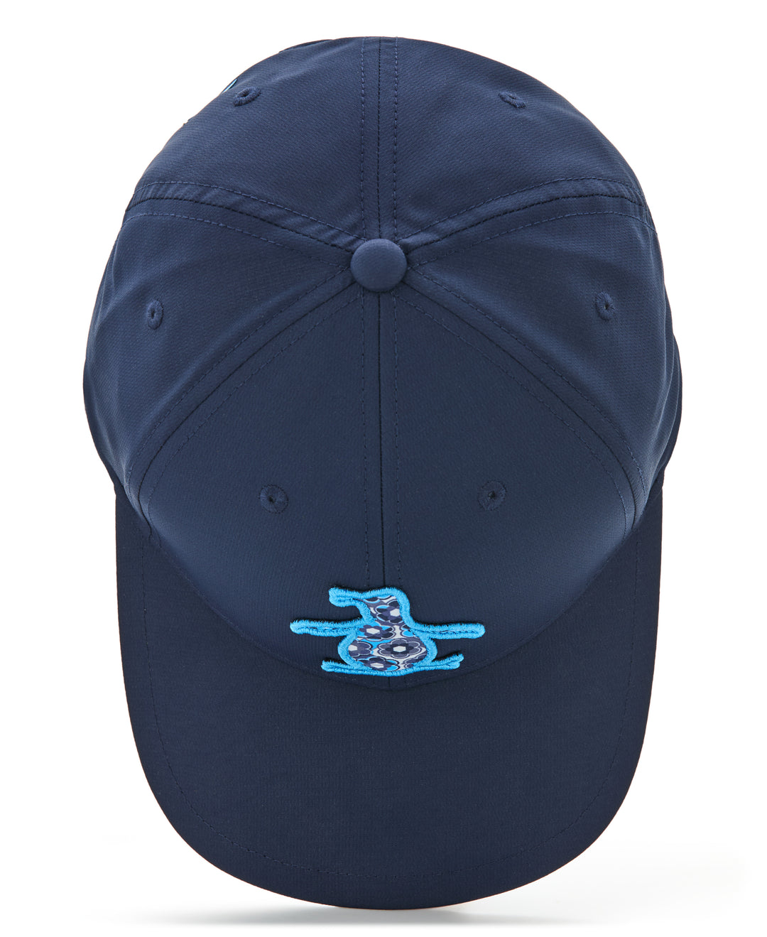 Polyester Retro Floral Pete Performance Cap (Black Iris) 