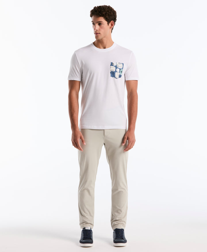 Retro Geo Pocket Jersey Tee (Bright White) 