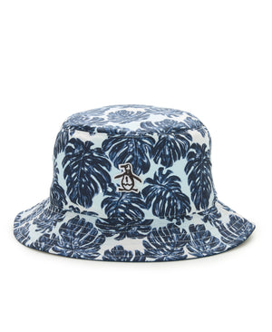 Reversible Botanical Bucket Hat (Blue Wing Teal) 
