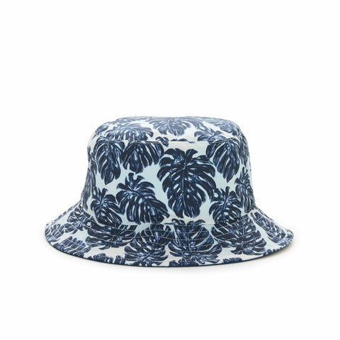 Reversible Botanical Bucket Hat (Blue Wing Teal) 
