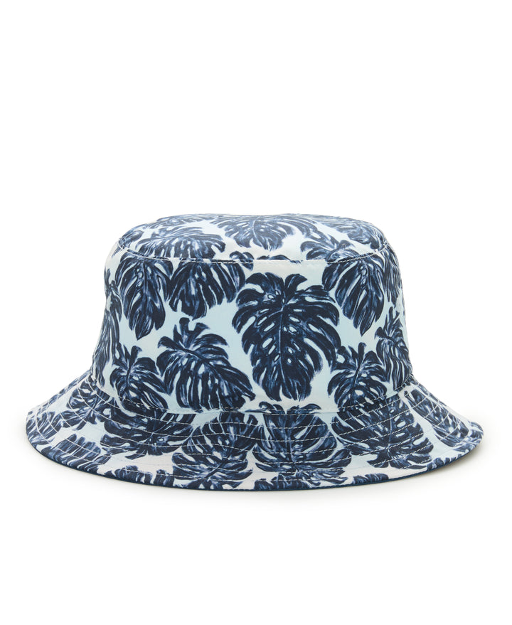 Reversible Botanical Bucket Hat (Blue Wing Teal) 