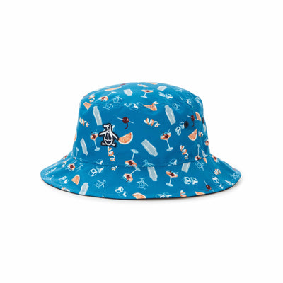 Reversible Bucket Hat (Mediterranian Blue) 