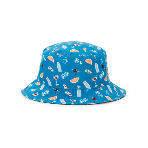 Reversible Bucket Hat (Mediterranian Blue) 