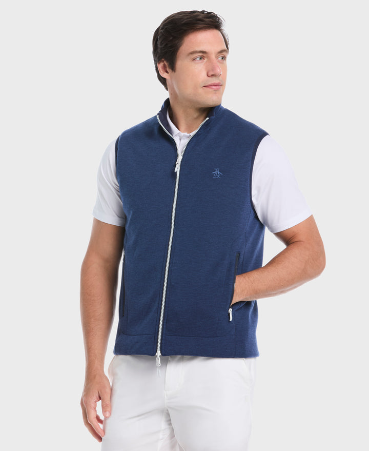 Reversible Insulated Golf Vest (Black Iris) 