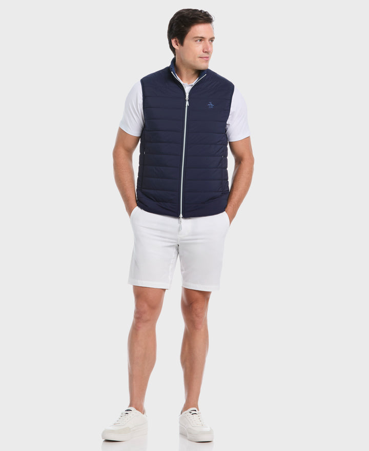 Reversible Insulated Golf Vest (Black Iris) 