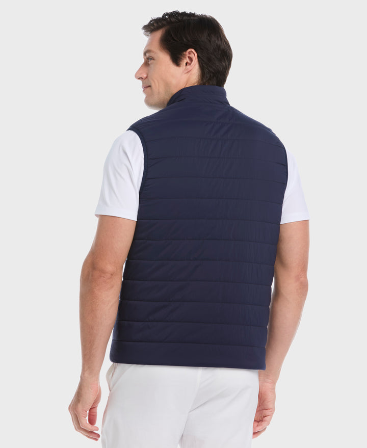 Reversible Insulated Golf Vest (Black Iris) 